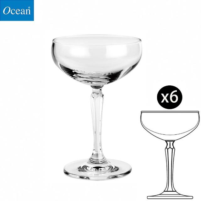 【Ocean】寬口香檳杯 Connexion系列 215ml 6入組(香檳杯)
