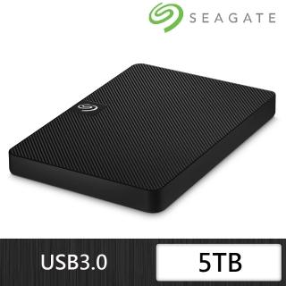 【SEAGATE 希捷】Expansion 5TB 2.5吋行動硬碟(STKM5000400)