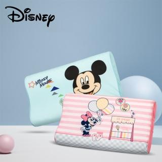 【Disney 迪士尼】天然乳膠原液冰絲兒童乳膠枕嬰兒枕頭3-6歲四季通用(米奇 米妮 冰雪奇緣 平輸品)