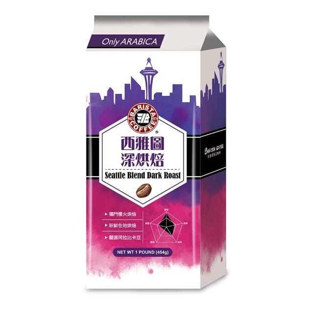 【西雅圖】深烘焙綜合咖啡豆(1磅/包)