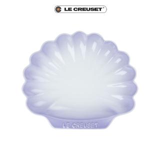 【Le Creuset】瓷器貝殼盤-中(淡粉紫)