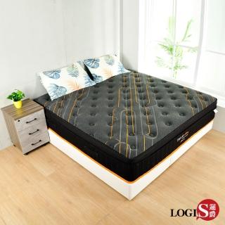 【LOGIS】金舒眠6尺乳膠獨立筒彈簧床(卷包床 壓縮包裝 雙人床墊)