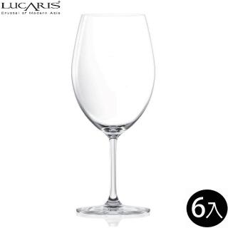 【LUCARIS】無鉛水晶紅酒杯 745cc 波爾多 6入組 曼谷系列(紅酒杯)