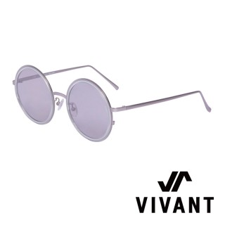 【VIVANT】韓國 復古正圓框 潮流 太陽眼鏡(．銀 MOIS Ⅱ C3)