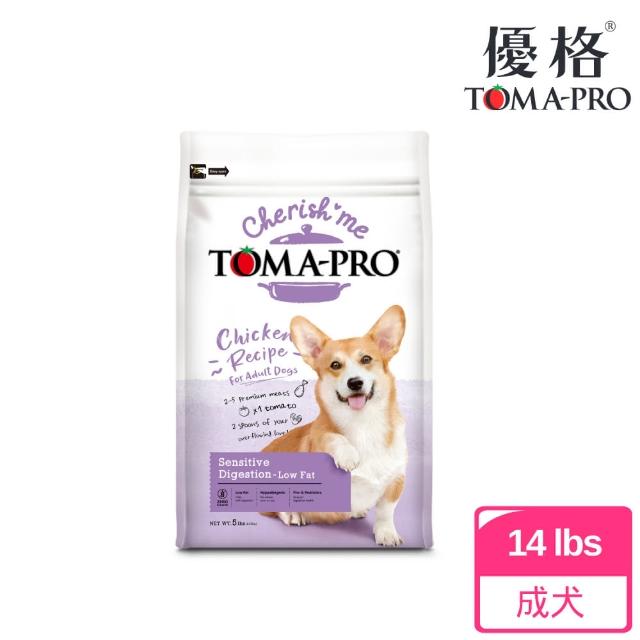 【TOMA-PRO 優格】親親狗飼料系列-成犬腸胃敏感配方14磅(專為腸胃敏感毛孩設計)