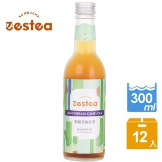 【Zestea Kombucha】檸檬草康普茶 300ML*12瓶(無添加、富含益生菌)