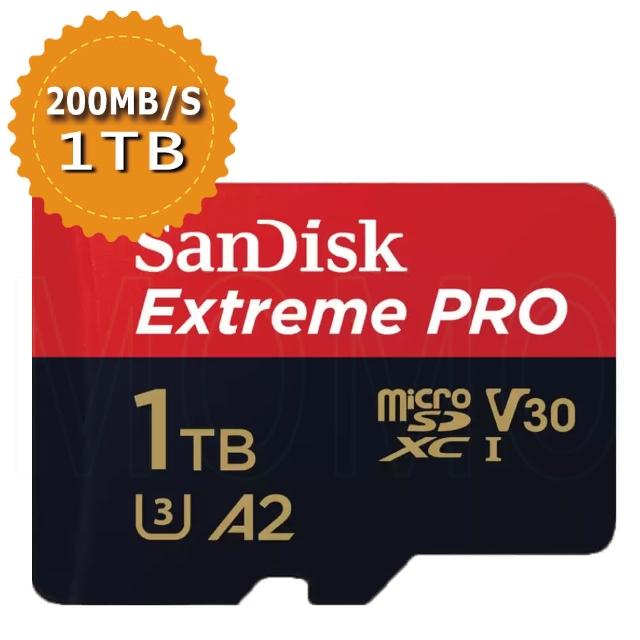 【SanDisk 晟碟】ExtremePRO microSDXC A2 1TB記憶卡(平行輸入)