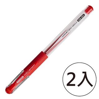 【UNI】三菱 UM-151ND-38 超細針型鋼珠筆 0.38 紅(2入1包)
