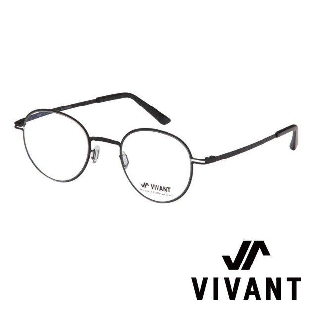 【VIVANT】韓國 正圓框 文青系列 光學眼鏡(．黑 primier-II C1)
