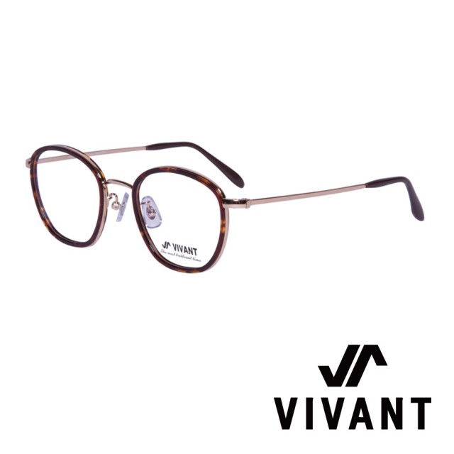 【VIVANT】韓國 個性圓框 文青光學眼鏡(．琥珀 neige C2)