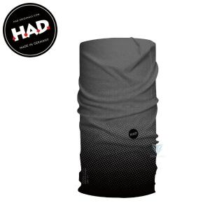 【德國 HAD】HA450 Coolmax頭巾 - 漸層黑(HAD/Coolmax頭巾/百變頭巾)