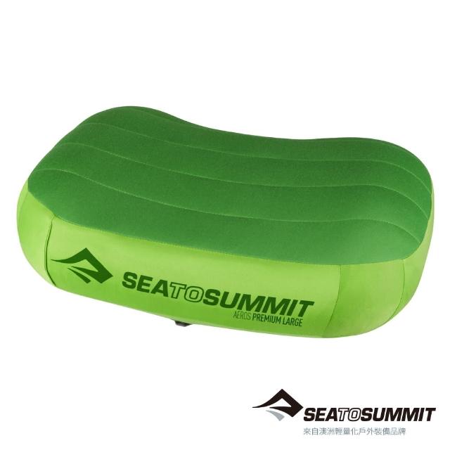 【SEA TO SUMMIT】50D 充氣枕. 標準版 萊姆綠(STSAPILPREMRLI/旅用/日常/露營/野營)