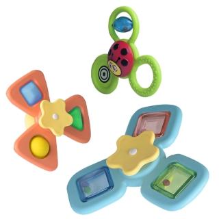 【JoyNa】早教玩具 3入吸盤轉轉樂 KOTY嬰兒啟蒙玩具