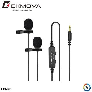 【CKMOVA】全向電容式雙頭領夾式麥克風 LCM2D 3.5mm