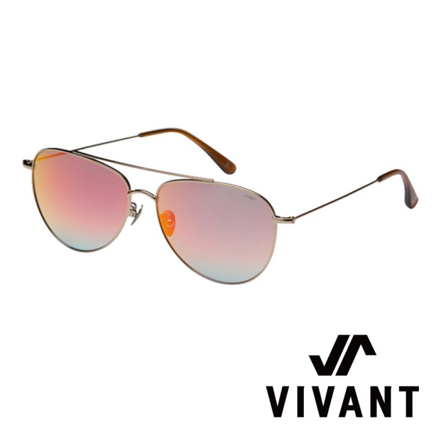 【VIVANT】韓國 率性飛行員框 太陽眼鏡(金 - voller GLD)