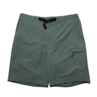 【KANGOL】短褲 運動褲 藍綠 防水布料 TNF版型 工裝 男(6121154172)