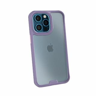 【hoda】iPhone 13 Pro 6.1吋 柔石軍規防摔保護殼霧透款(薰衣紫)