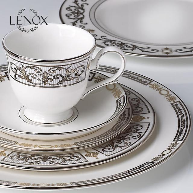 【LENOX】美國LENOX白宮御用餐瓷品牌Antiquity五件骨瓷餐具組(附原裝彩盒)