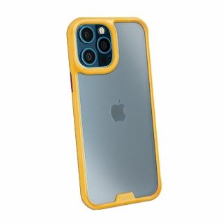 【hoda】iPhone 13 Pro Max 6.7吋 柔石軍規防摔保護殼霧透款(陽光黃)