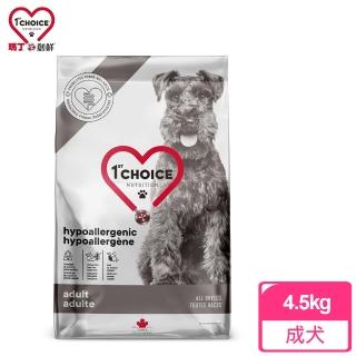 【1stChoice 瑪丁】無穀單一蛋白低過敏鴨肉成犬配方（新鮮鴨肉+地瓜）4.5kg