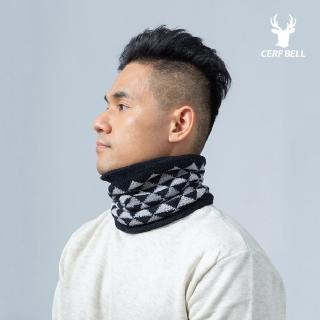 【瑟夫貝爾】雙色拼色圍脖 台灣製 保暖圍脖 舒適保暖(保暖圍脖 舒適保暖)
