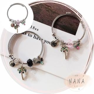 【NANA】娜娜 峇厘島風不鏽鋼手串手鐲-2色 H110120302(不鏽鋼手環)