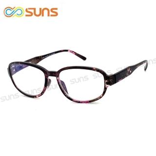 【SUNS】台灣製 濾藍光老花眼鏡 復古膠框 高硬度耐磨鏡片 配戴不暈眩