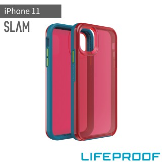【LifeProof】iPhone 11 6.1吋 SLAM 防摔保護殼(透紅/藍)