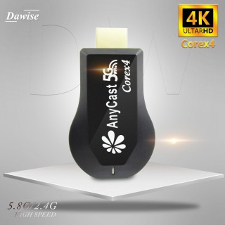 【DW 達微科技】4K超高清四核心Anycast-Corex4全自動5G雙頻無線影音傳輸器(附4大好禮)