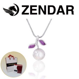 【ZENDAR】頂級淡水珍珠Glittering Bubble Pearl 項鍊 11-12mm(9004)