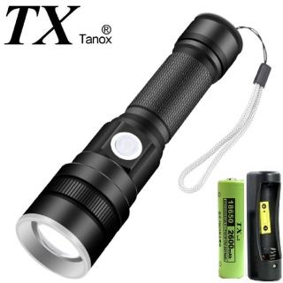 【TX 特林】XHP-50 LED強亮USB充電手電筒(T-F25-P50)