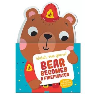 【Song Baby】Book ＆ Growth Chart Bear Becomes A Firefighter 成為消防員的小熊(故事書+成長尺)