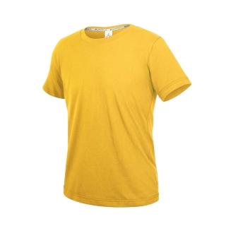 【HODARLA】ZERO DRY男機能排汗棉短袖T恤-台灣製 抗UV 反光 上衣 慢跑 黃(3158406)