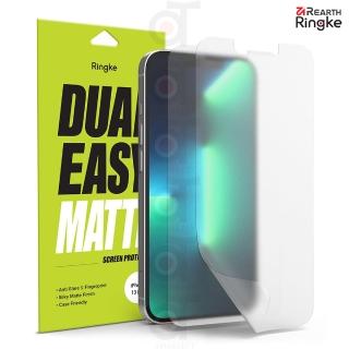 【Ringke】iPhone 13 Pro Max / Pro / 13 /mini Dual Easy Matte 霧面抗指紋螢幕保護貼－2入(Rearth)