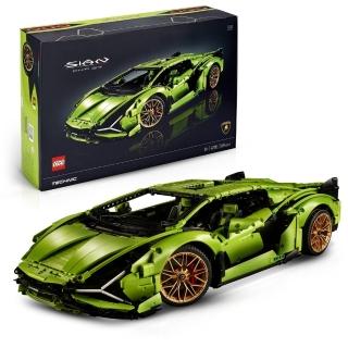 福利品【LEGO 樂高】科技系列 Lamborghini Sian FKP 37 42115 跑車 林寶(42115)