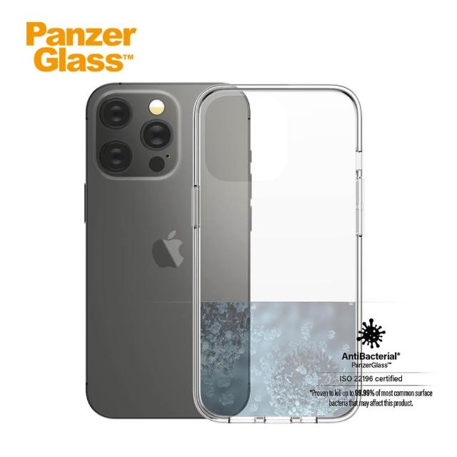 【PanzerGlass】iPhone 13 Pro Max 6.7吋 ClearCase 耐衝擊抗菌玻璃防摔手機殼-透明