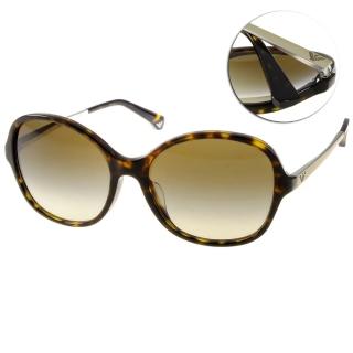 【EMPORIO ARMANI】太陽眼鏡 完美品味摩登典雅大框款(琥珀#EA4024F 502613)