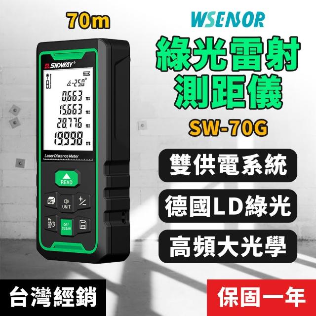 【WSensor】雙供電 70米綠光電子雷射測距儀(SW-70G/SNDWAY)