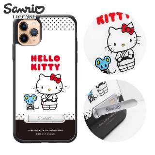 【apbs】三麗鷗 Kitty iPhone 11 Pro Max / 11 Pro / 11 減震立架手機殼(柔道凱蒂)