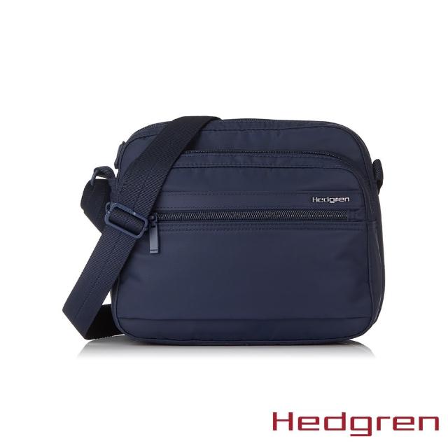 【Hedgren】INNER CITY系列 RFID防盜 多隔層 側背包(深藍)