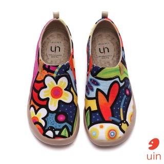 【uin】西班牙原創設計 女鞋 春暖彩繪休閒鞋W0101043(彩繪)