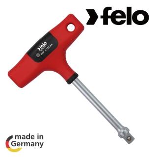 【FELO】T型膠柄六角板手 套筒接頭型 3/8吋 x125mm(39795280)