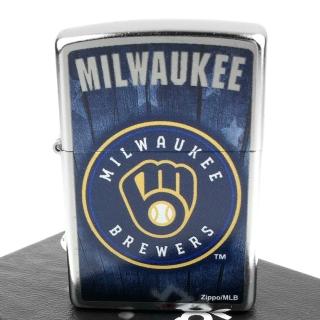 【ZIPPO】美系~MLB美國職棒大聯盟-國聯-Milwaukee Brewers密爾瓦基釀酒人隊