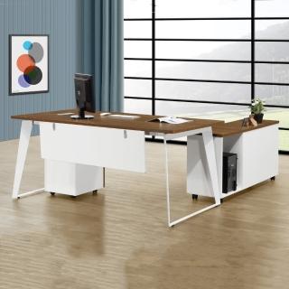【MUNA 家居】C723達拉斯5.3尺辦公桌/含側櫃/共兩色(書桌 電腦桌 辦公桌 桌子)