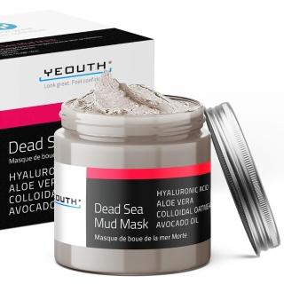 【YEOUTH】淨膚死海泥面膜(Dead Sea Mud Mask含玻尿酸-蘆薈-燕麥和鱷梨油)