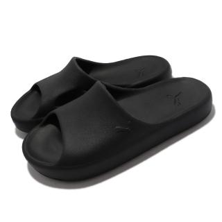 【PUMA】拖鞋 Shibui Cat 休閒 男女鞋 一體式 無縫 柔軟彈性 情侶鞋 黑(385296-02)
