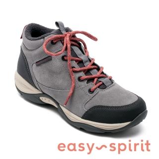 【Easy Spirit】EHIKE 麂皮耐走步行綁帶靴(灰色)