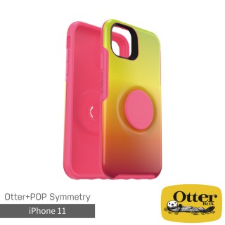 【OtterBox】iPhone 11 6.1吋 Symmetry炫彩幾何泡泡騷保護殼(彩虹)