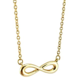 【Tiffany&Co. 蒂芙尼】18K金-Infinity無限符號墜飾項鍊