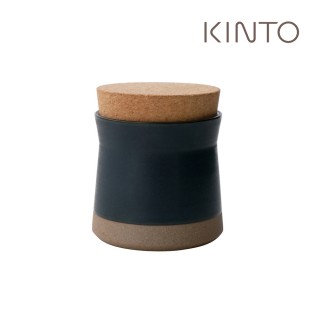 【Kinto】CLK-211 陶瓷香料儲藏罐400ml-黑
